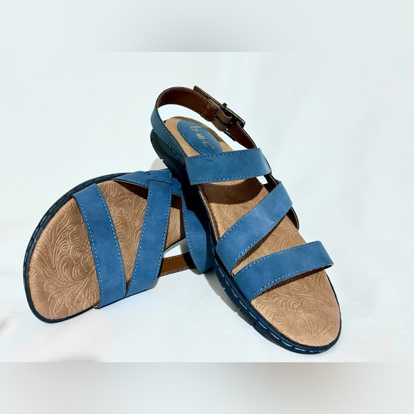 BOC BORN CONCEPTS Blue Strap Slip-On Slides Sandals Size 7 - Picture 4 of 8